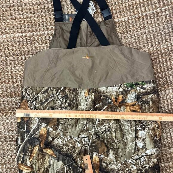 New Habit Men's Cedar Branch Water Proof Insulated Bib (Realtree Edge Size XXL) - Picture 7 of 10